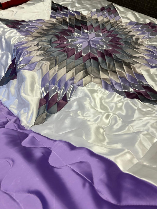 Lavender Silver Star Robe