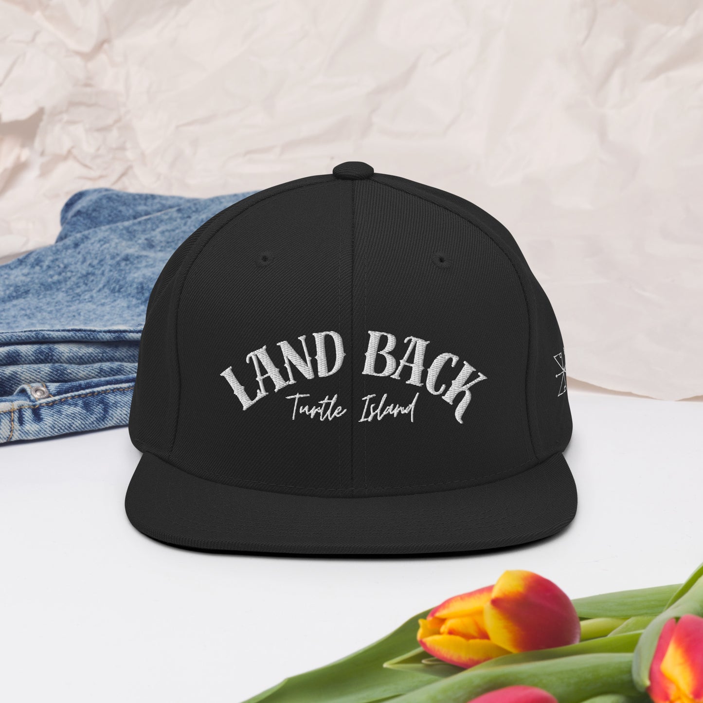Land Back Snapback Hat