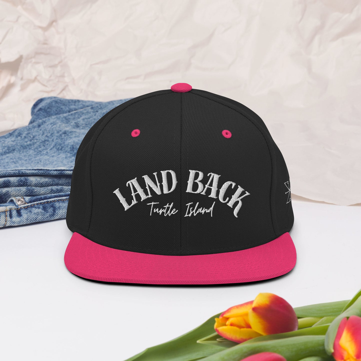 Land Back Snapback Hat