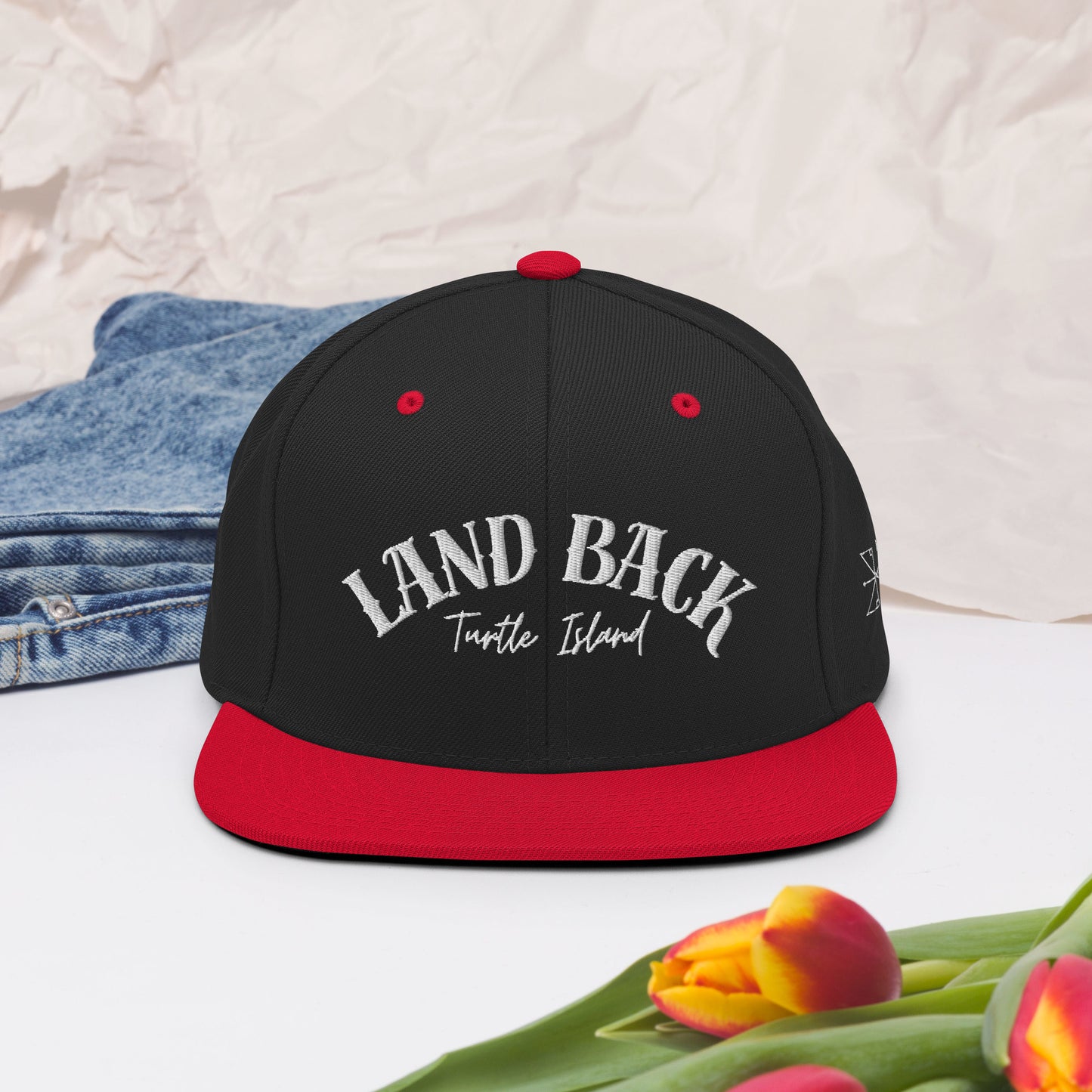 Land Back Snapback Hat