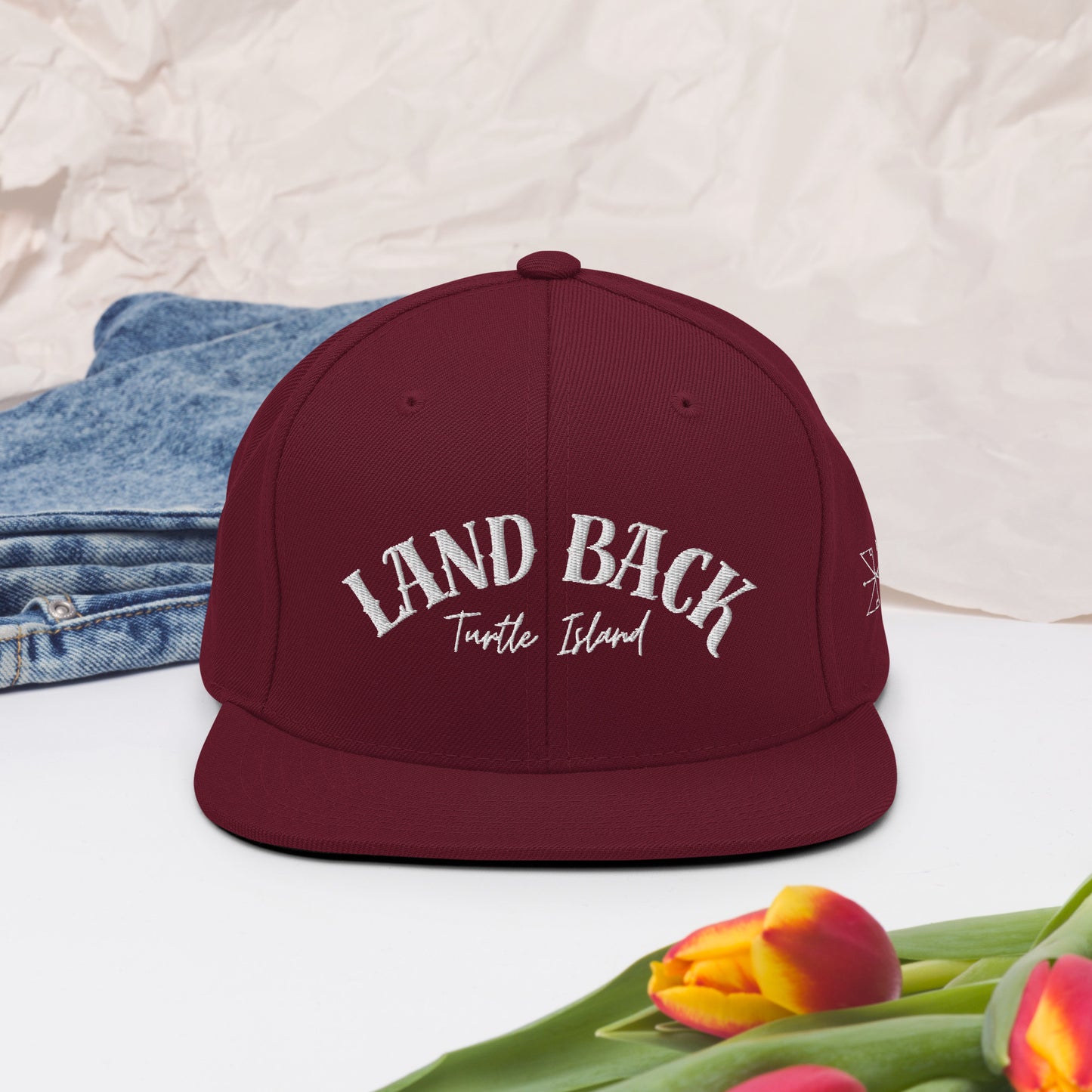 Land Back Snapback Hat