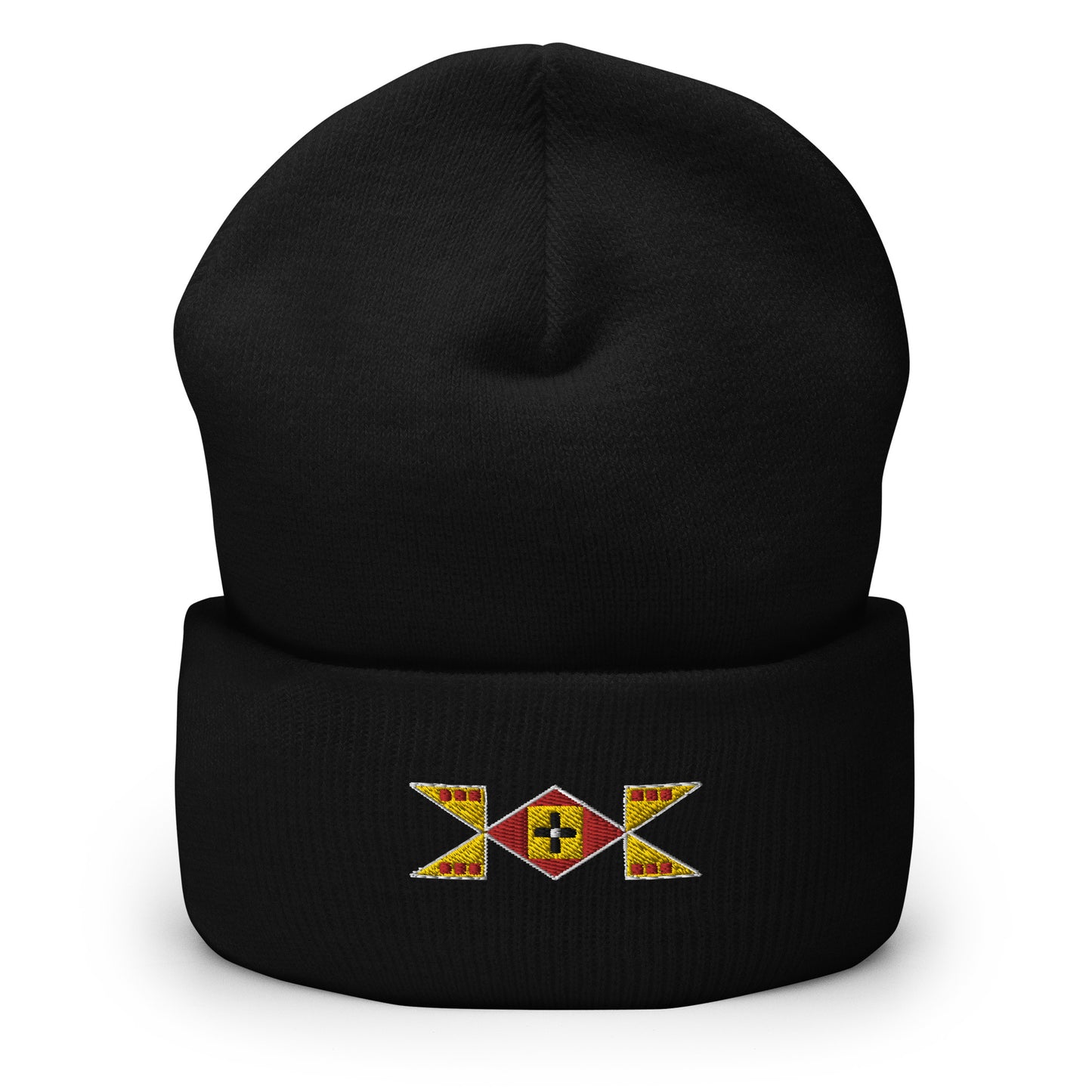 Geo One Cuffed Beanie