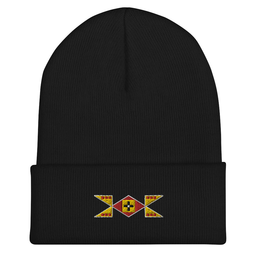 Geo One Cuffed Beanie