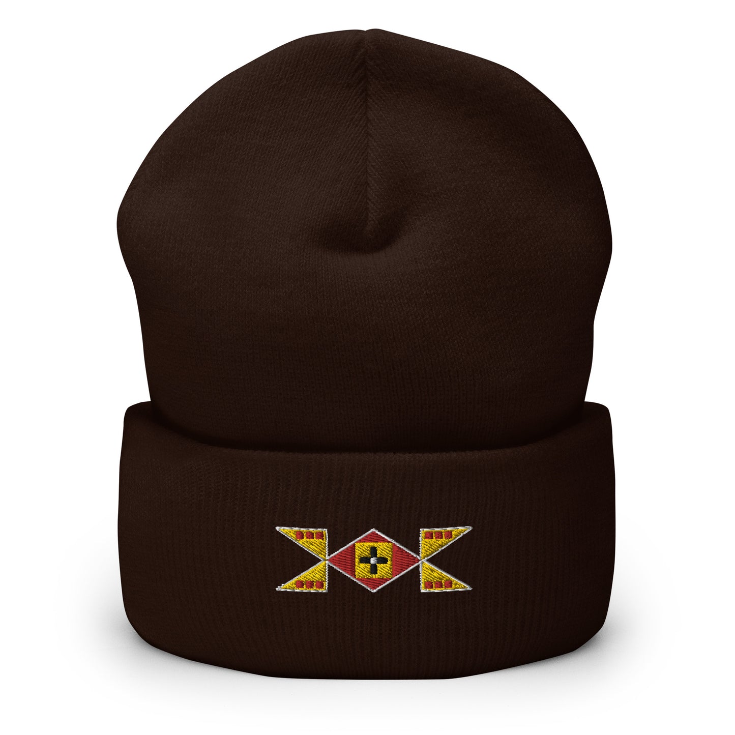 Geo One Cuffed Beanie