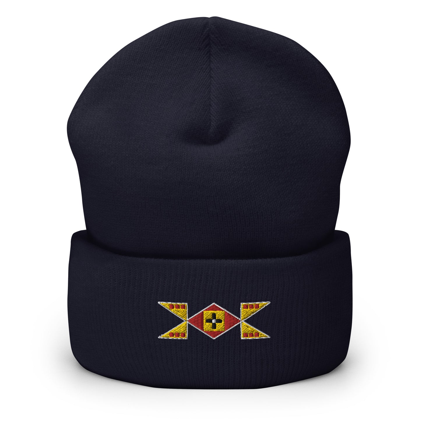 Geo One Cuffed Beanie