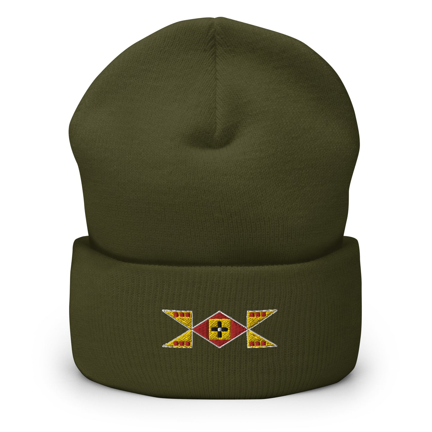 Geo One Cuffed Beanie