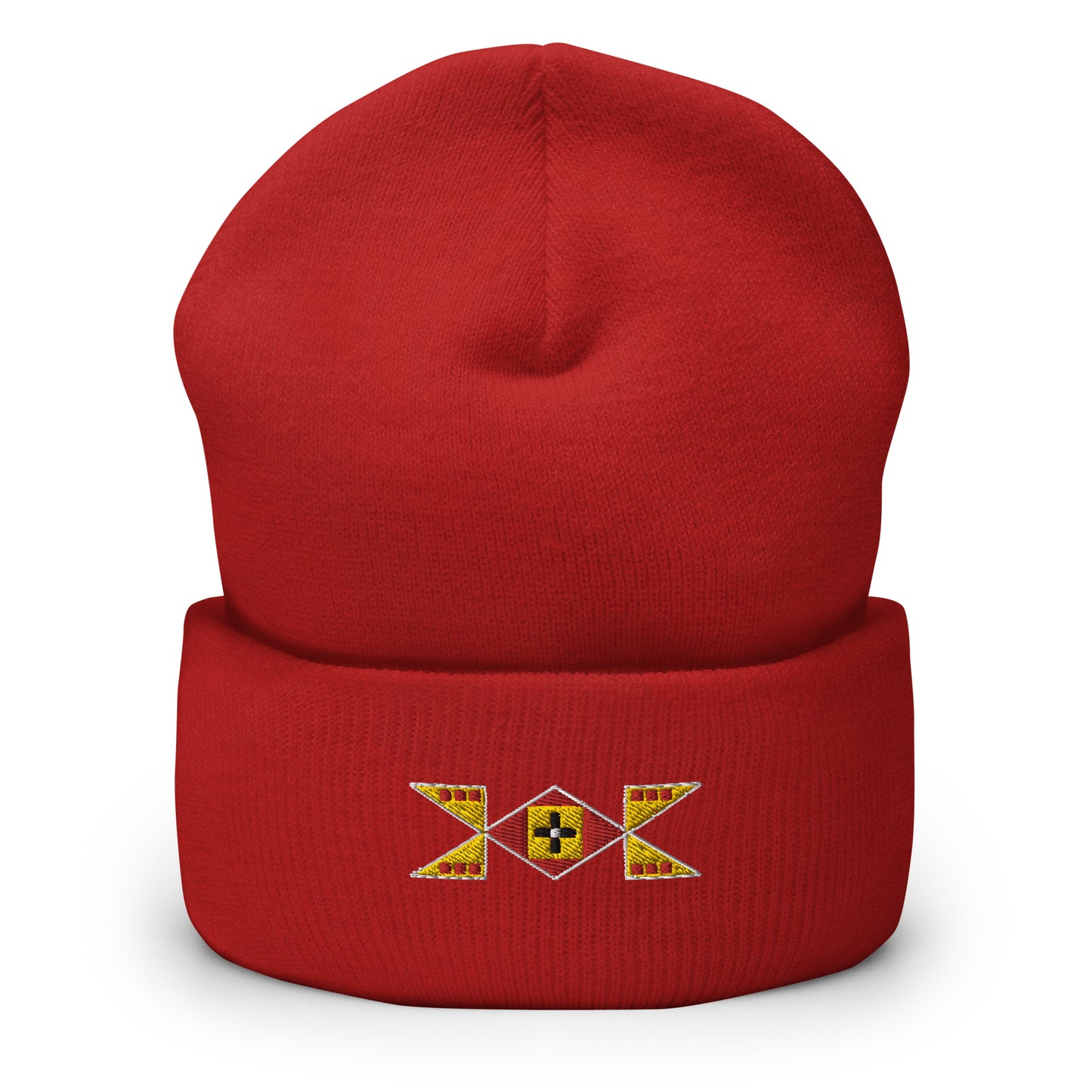 Geo One Cuffed Beanie