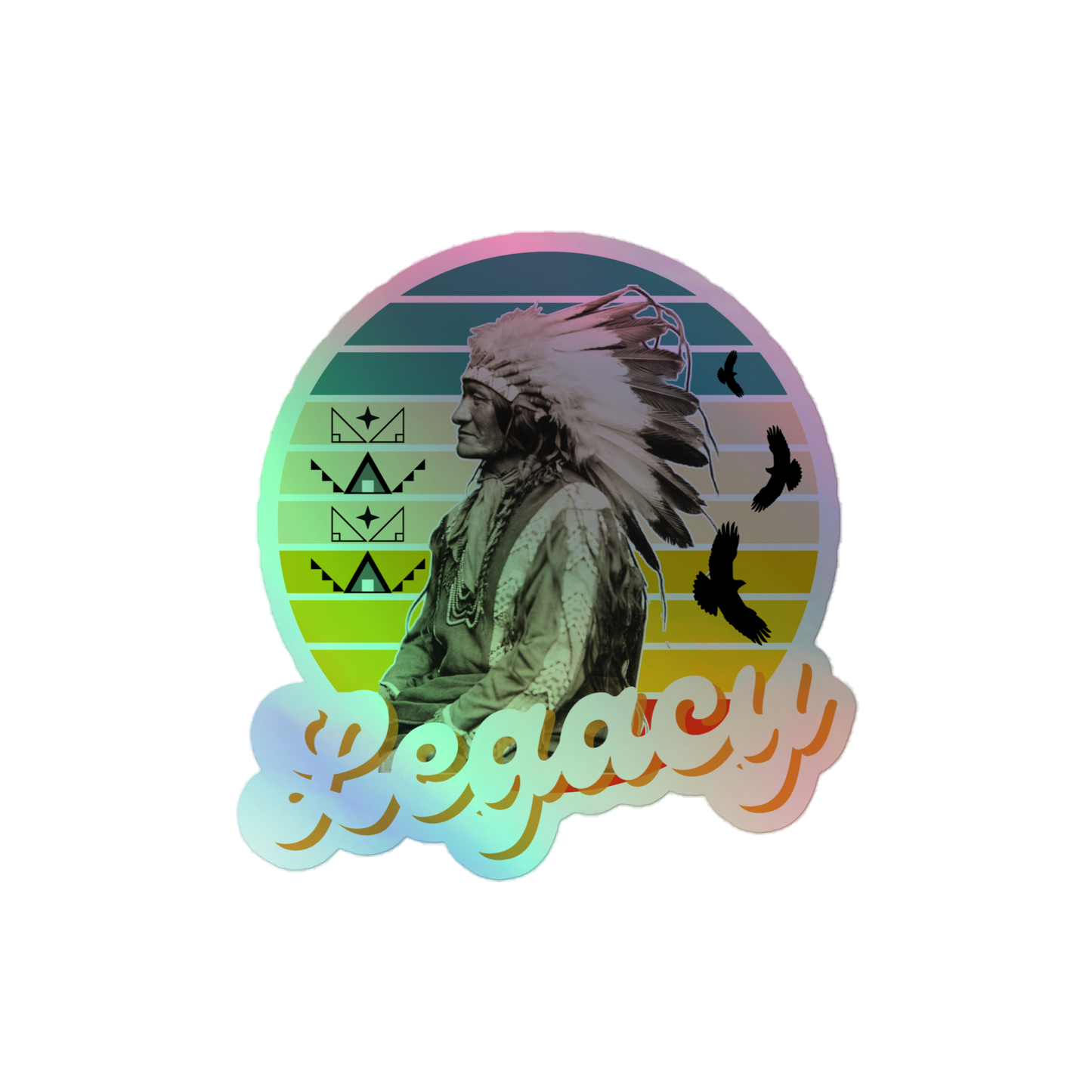 Legacy Holographic stickers