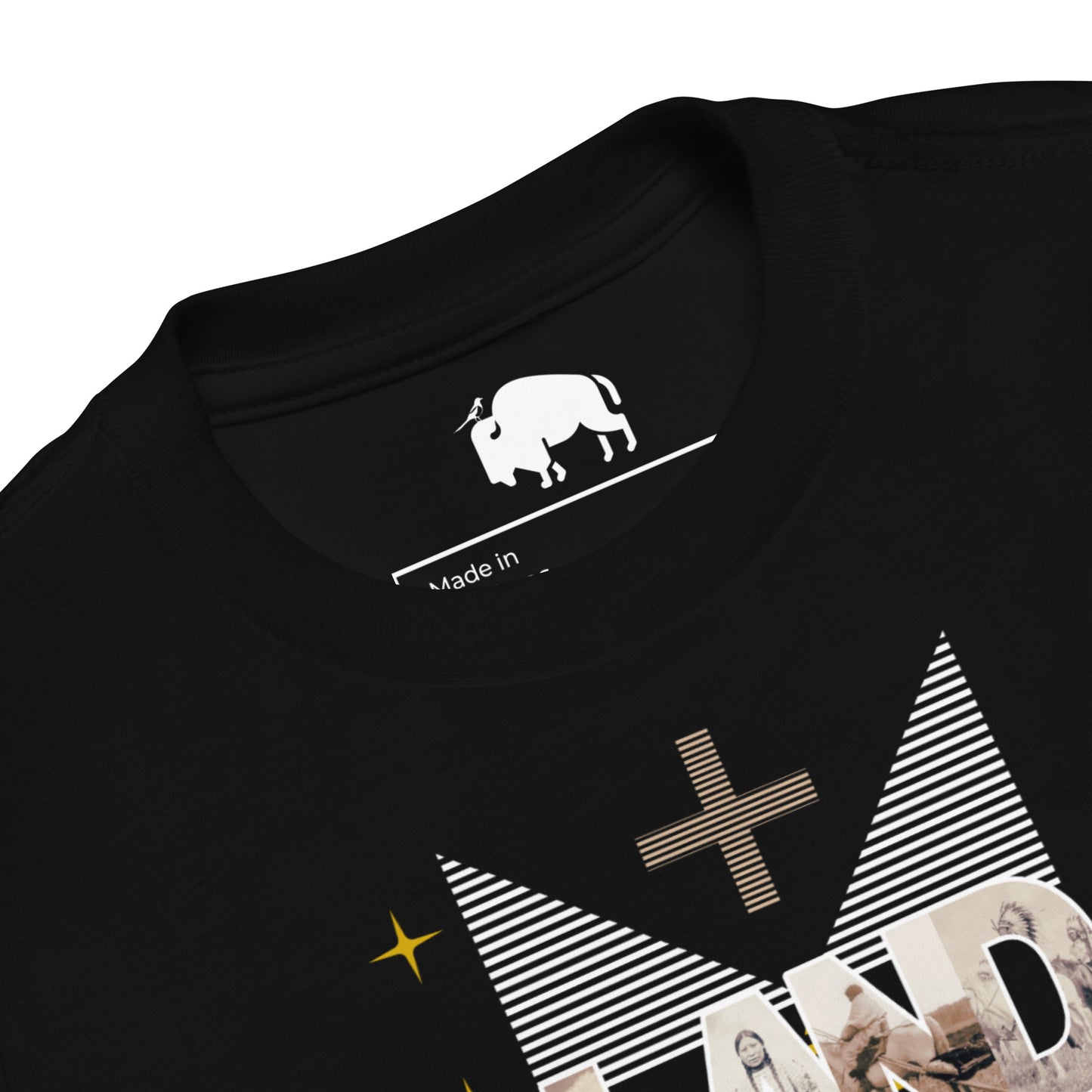 LAND BACK STATEMENT Tiny Tot Short Sleeve Tee