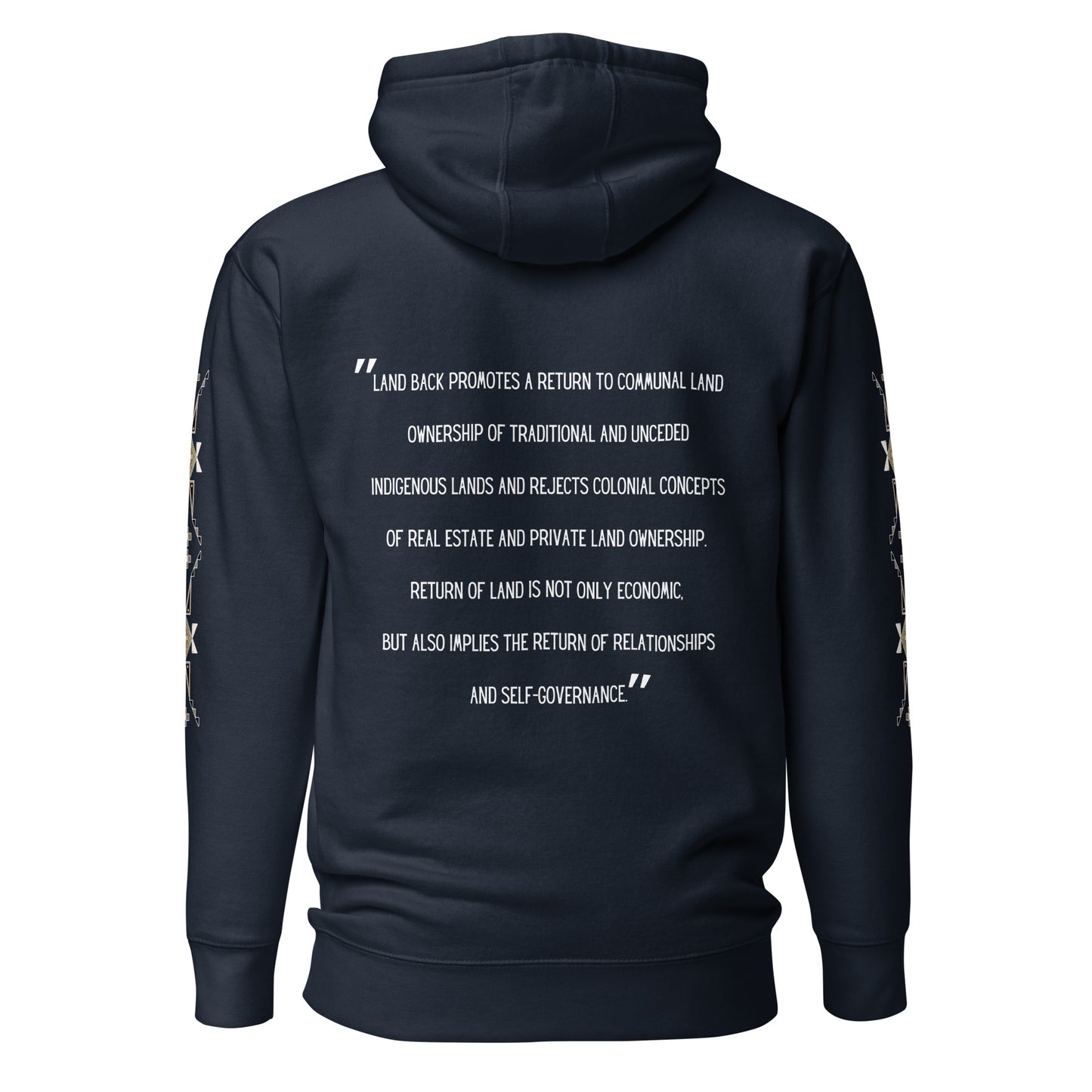 LAND BACK STATEMENT Hoodie