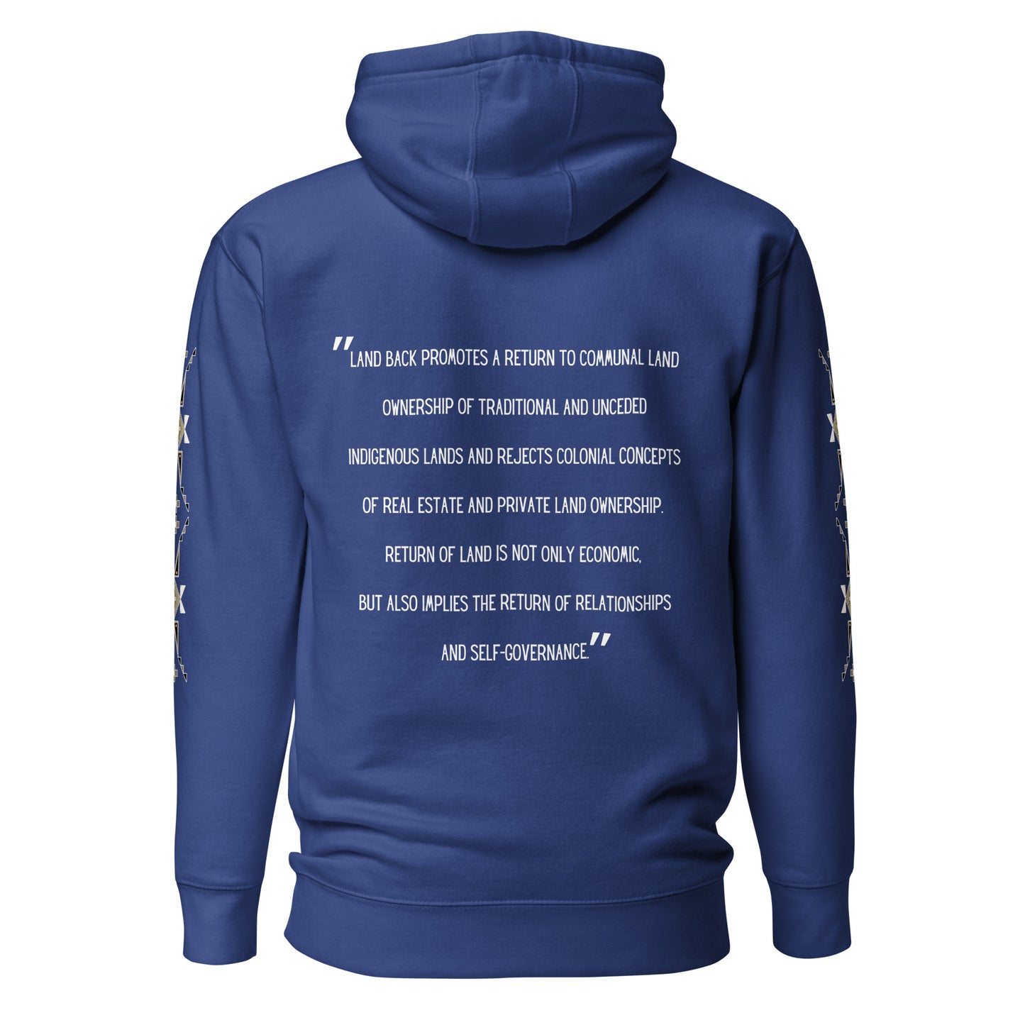 LAND BACK STATEMENT Hoodie