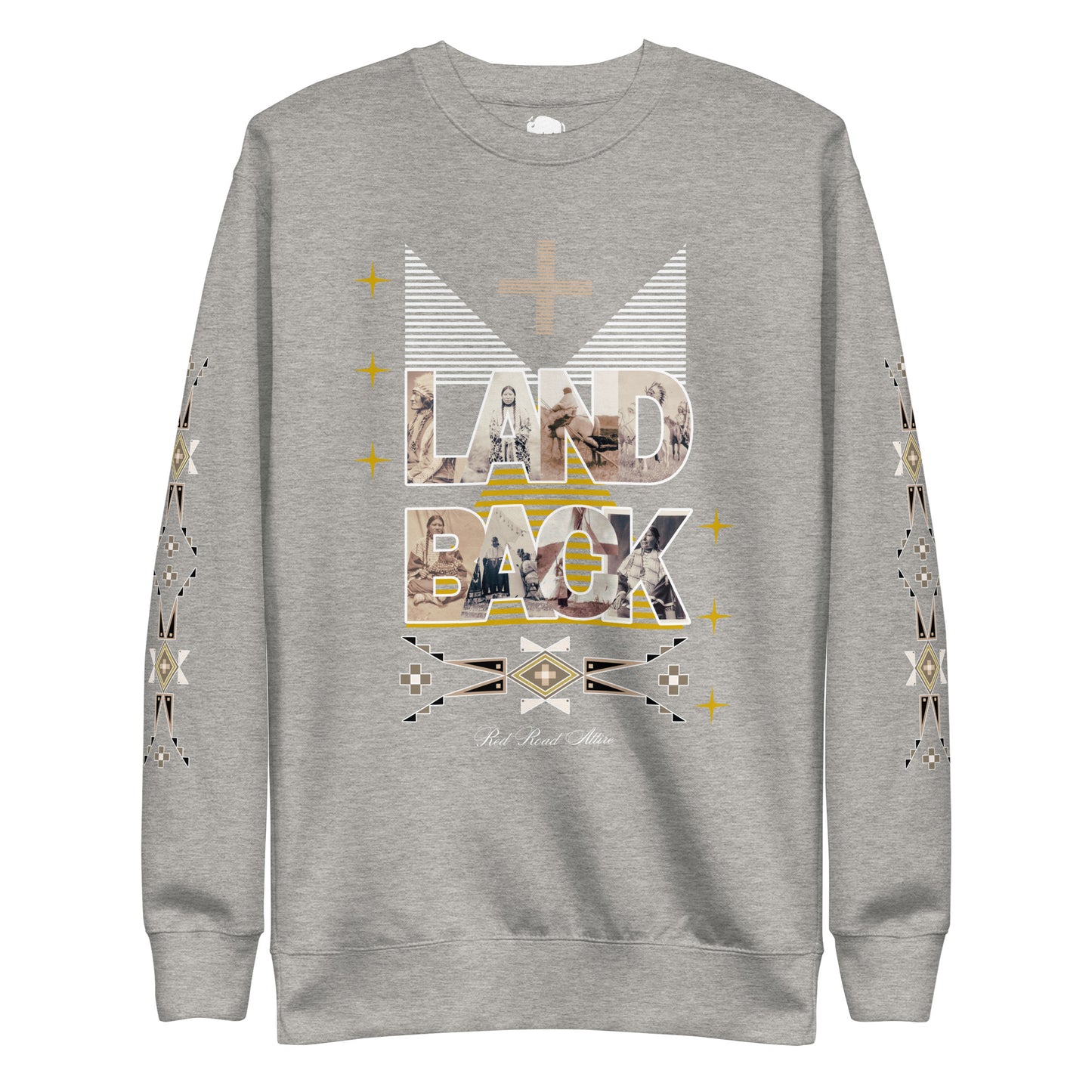 LAND BACK STATEMENT Premium Sweatshirt