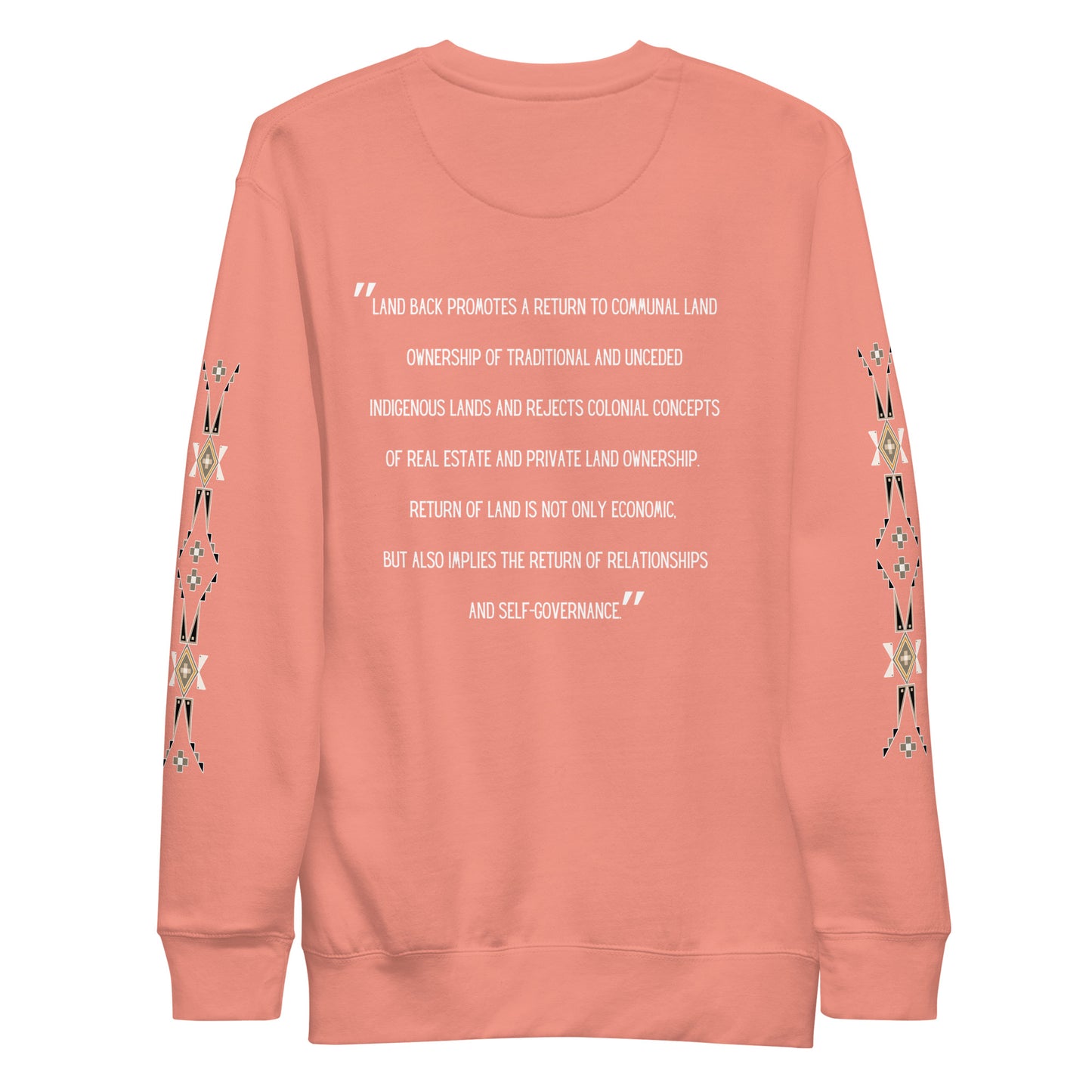 LAND BACK STATEMENT Premium Sweatshirt