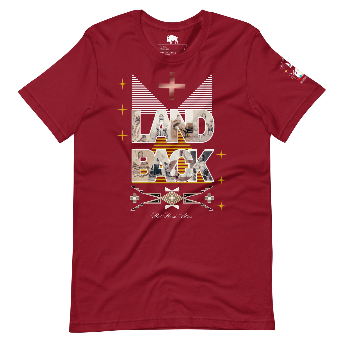 LAND BACK STATEMENT t-shirt