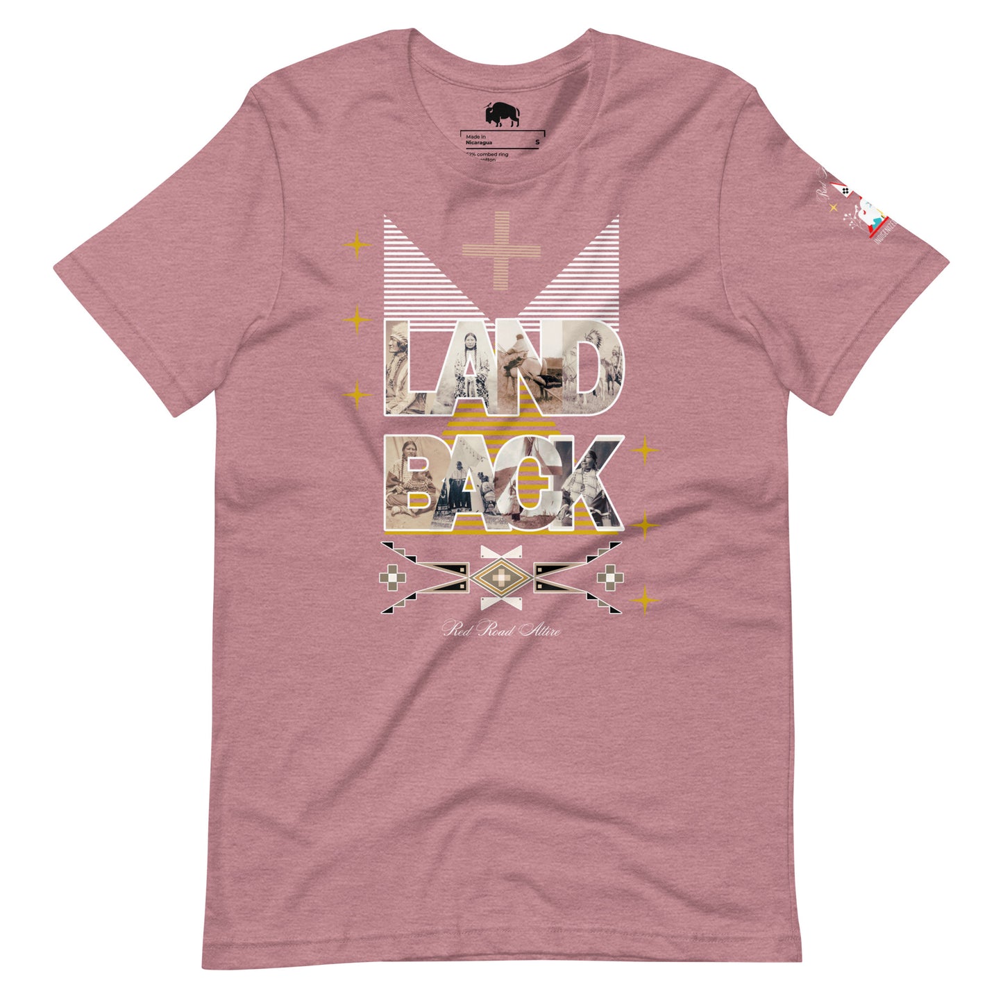 LAND BACK STATEMENT t-shirt