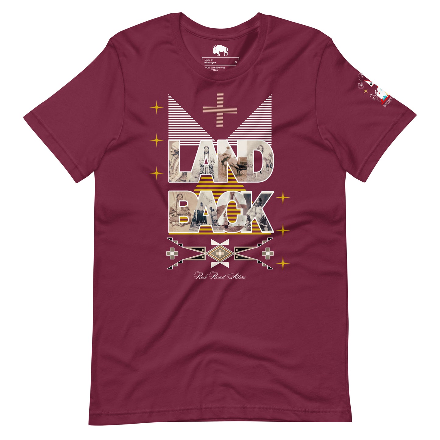 LAND BACK STATEMENT t-shirt