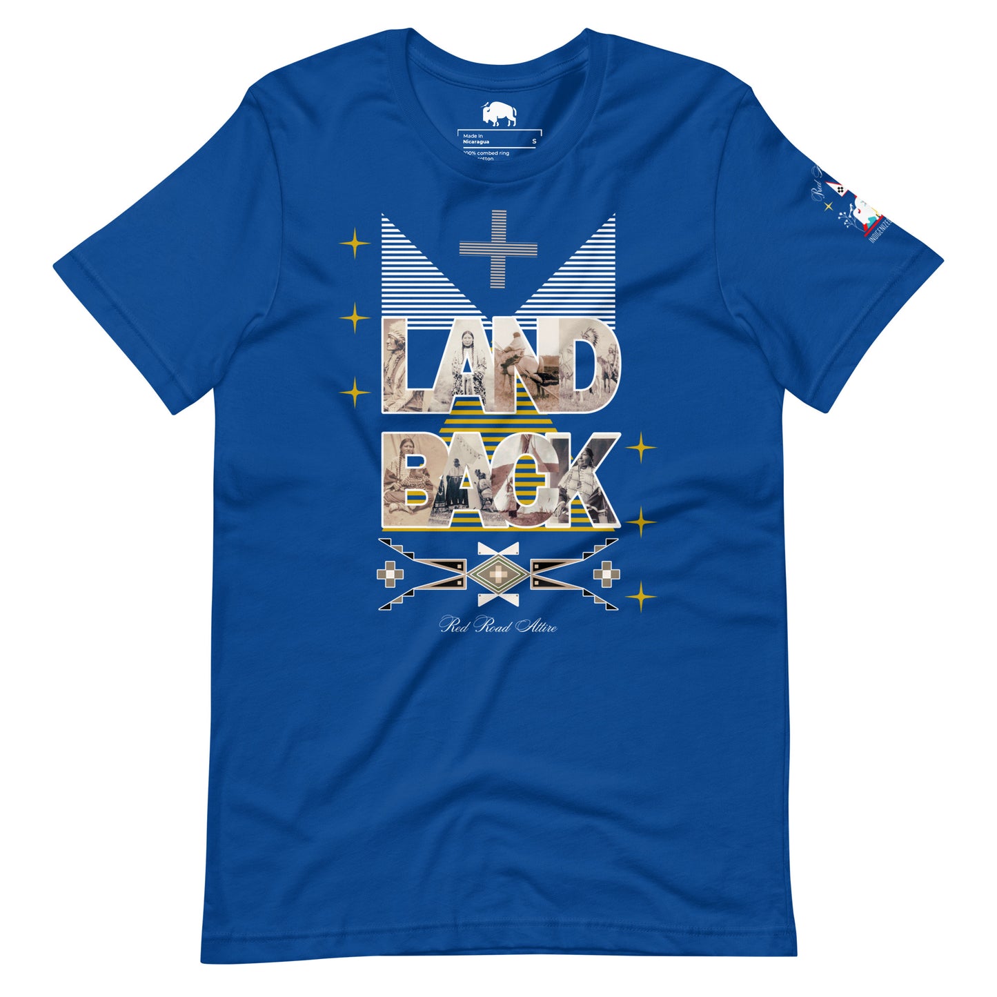 LAND BACK STATEMENT t-shirt