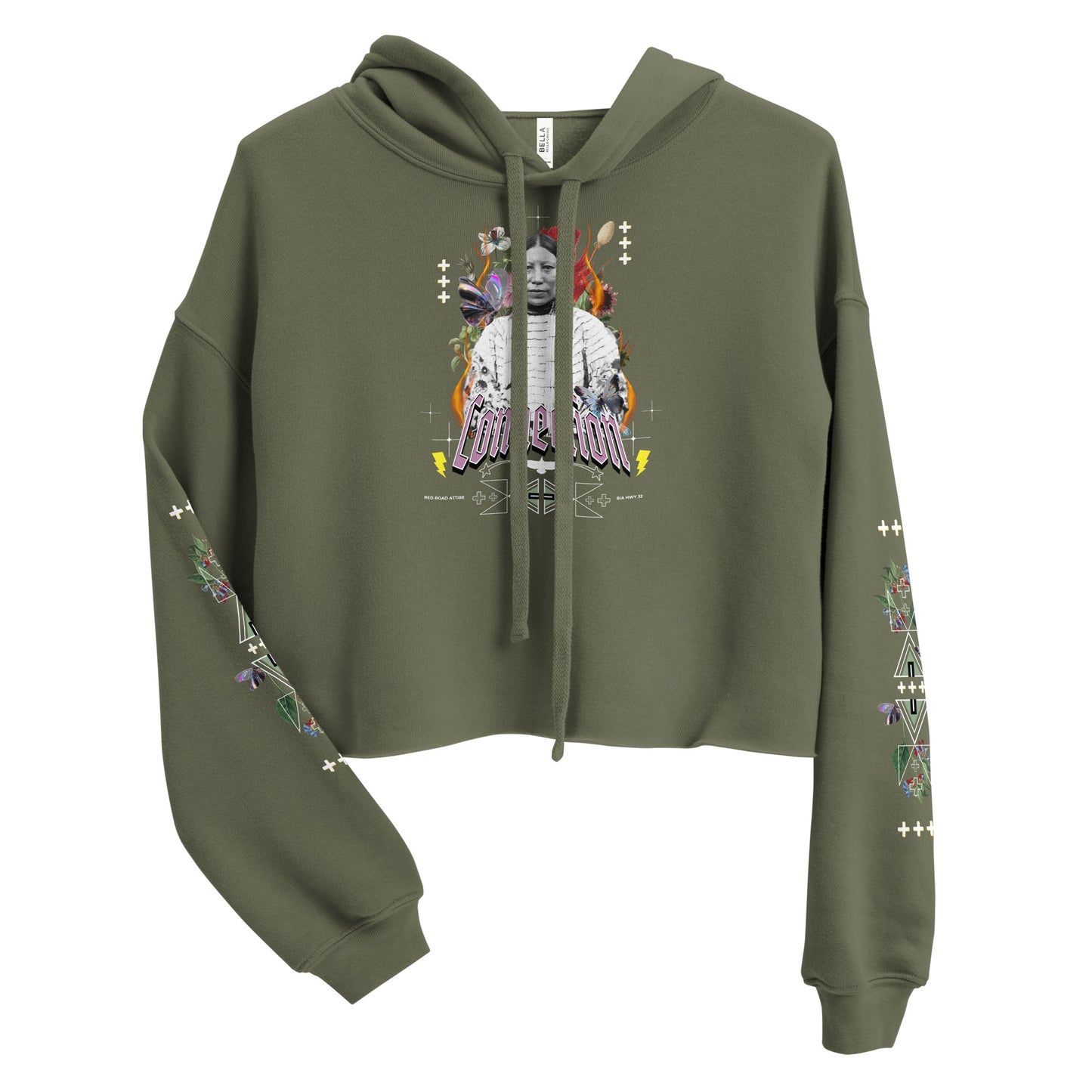 CONNECTION Women's Crop Hoodie