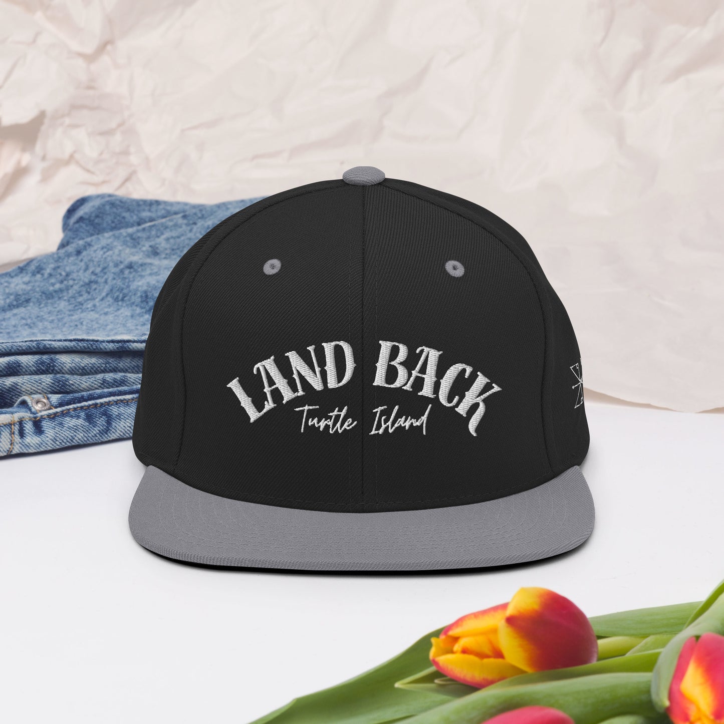 Land Back Snapback Hat