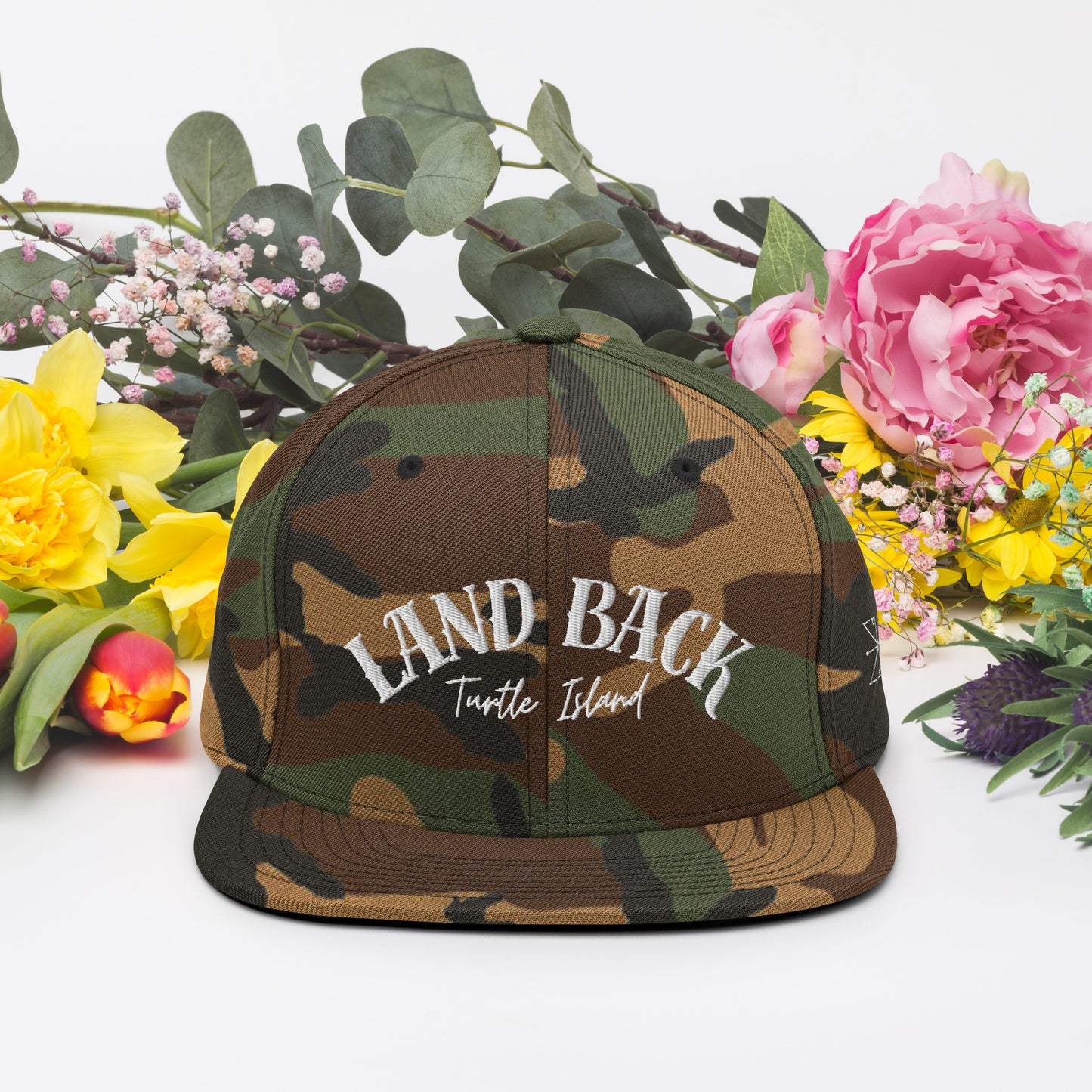Land Back Snapback Hat