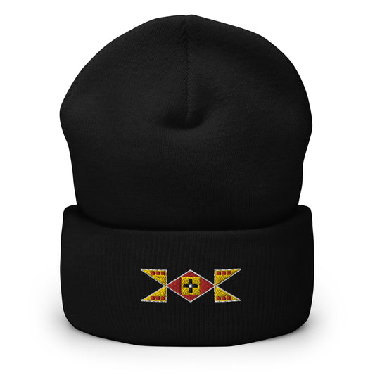 Geo One Cuffed Beanie