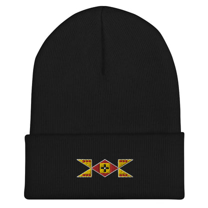 Geo One Cuffed Beanie