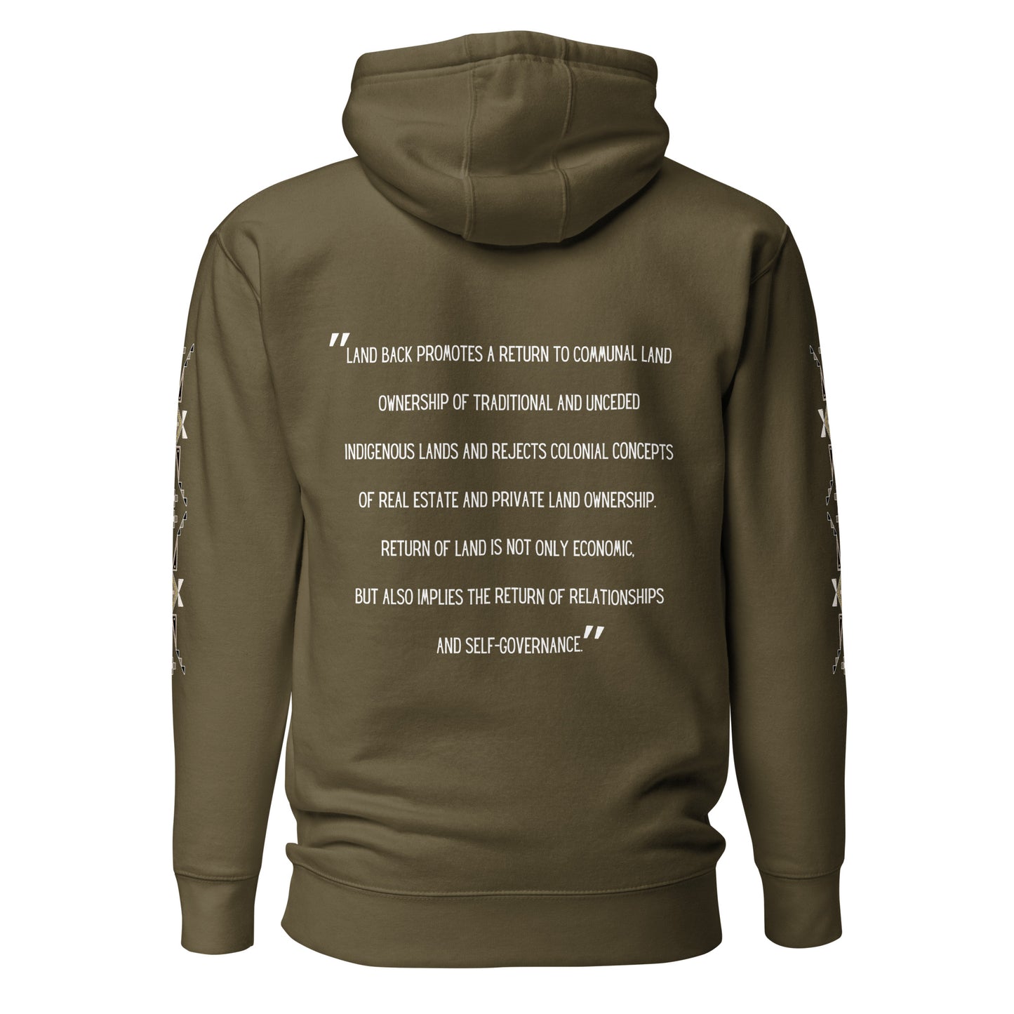 LAND BACK STATEMENT Hoodie