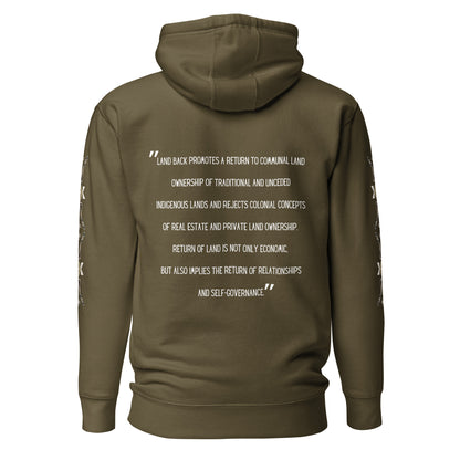 LAND BACK STATEMENT Hoodie