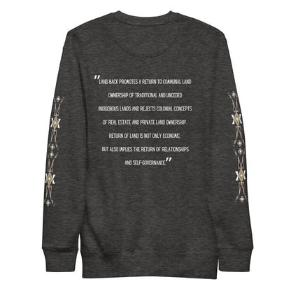 LAND BACK STATEMENT Premium Sweatshirt