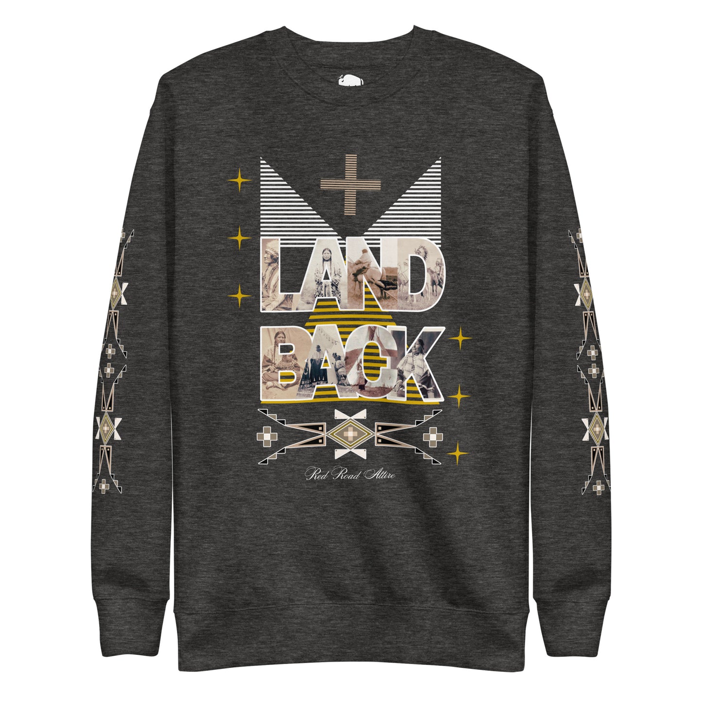 LAND BACK STATEMENT Premium Sweatshirt