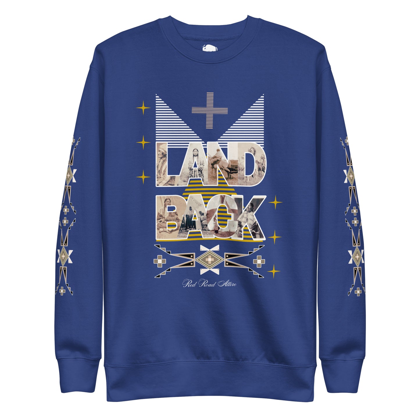 LAND BACK STATEMENT Premium Sweatshirt