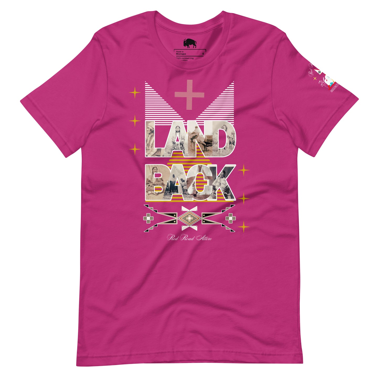LAND BACK STATEMENT t-shirt