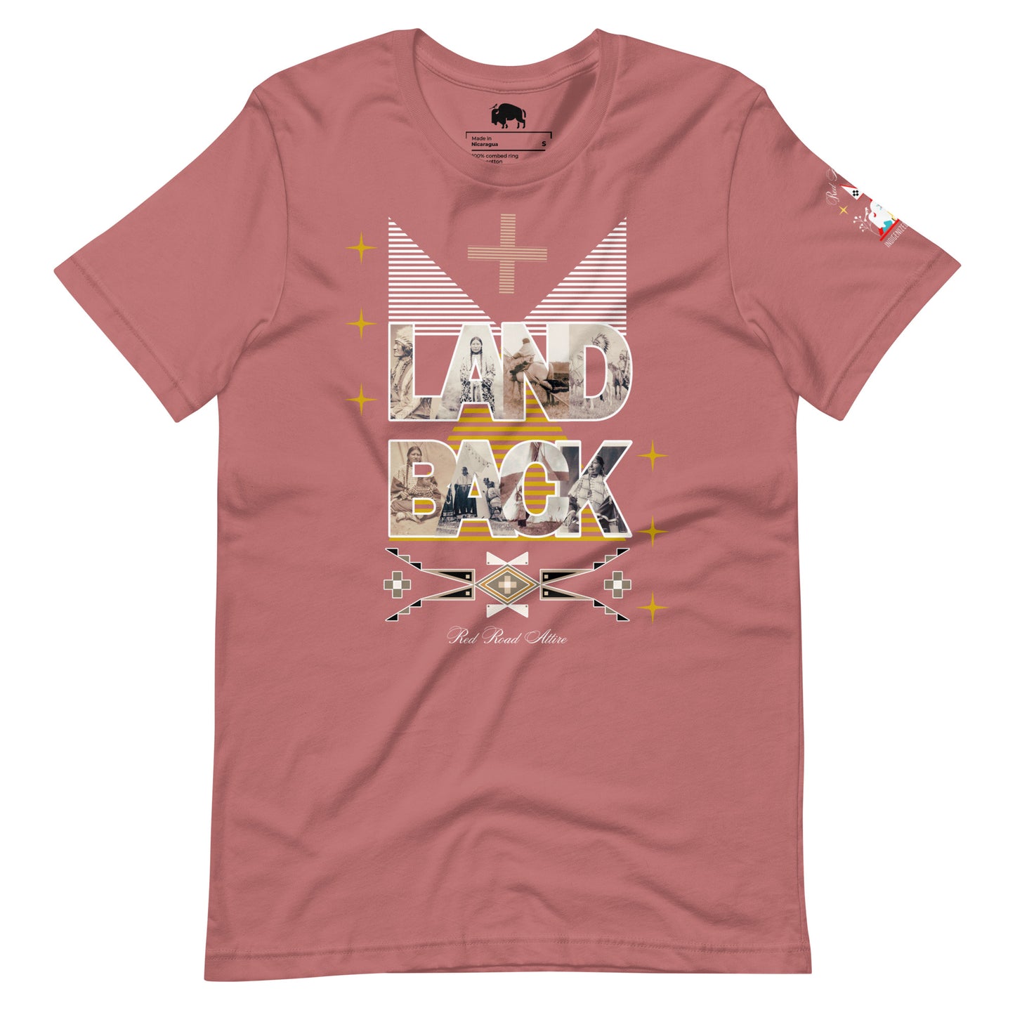 LAND BACK STATEMENT t-shirt